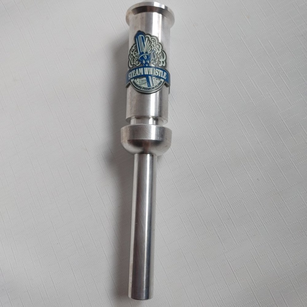 LARGE Retro Steam Whistle Tap Handle Aluminum